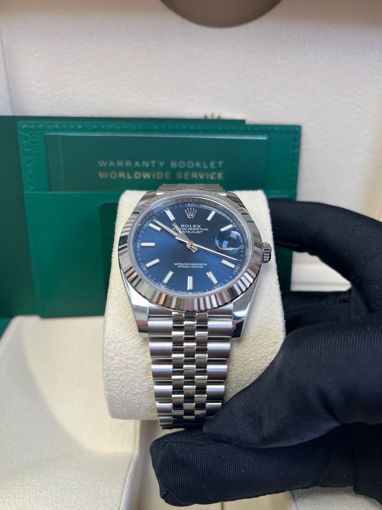 Datejust 41 mm Blu Jubilee