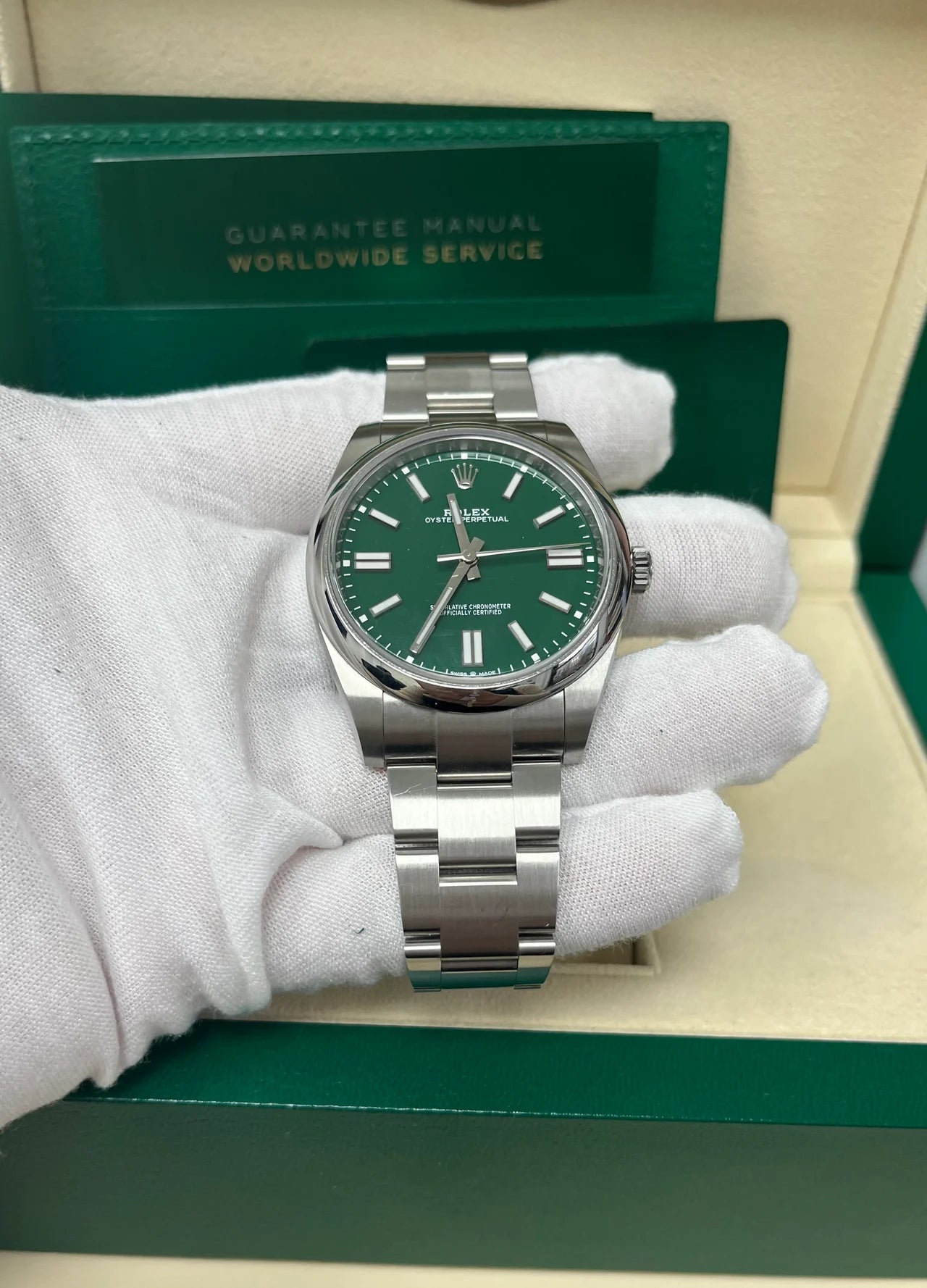 Oyster Perpetual 41 mm Verde