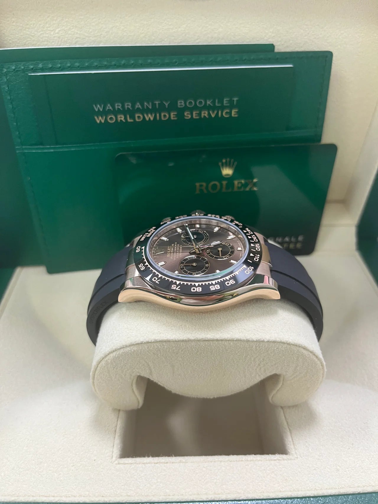 Daytona 40mm Oysterflex Cassa Oro Rosè